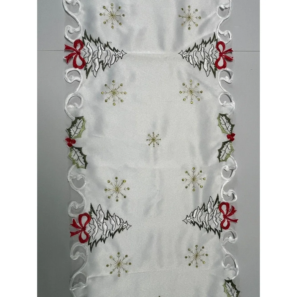 N/A embroidered christmas